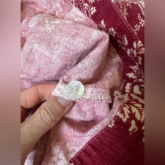 Jean Jacket red floral - Picture 6 of 6